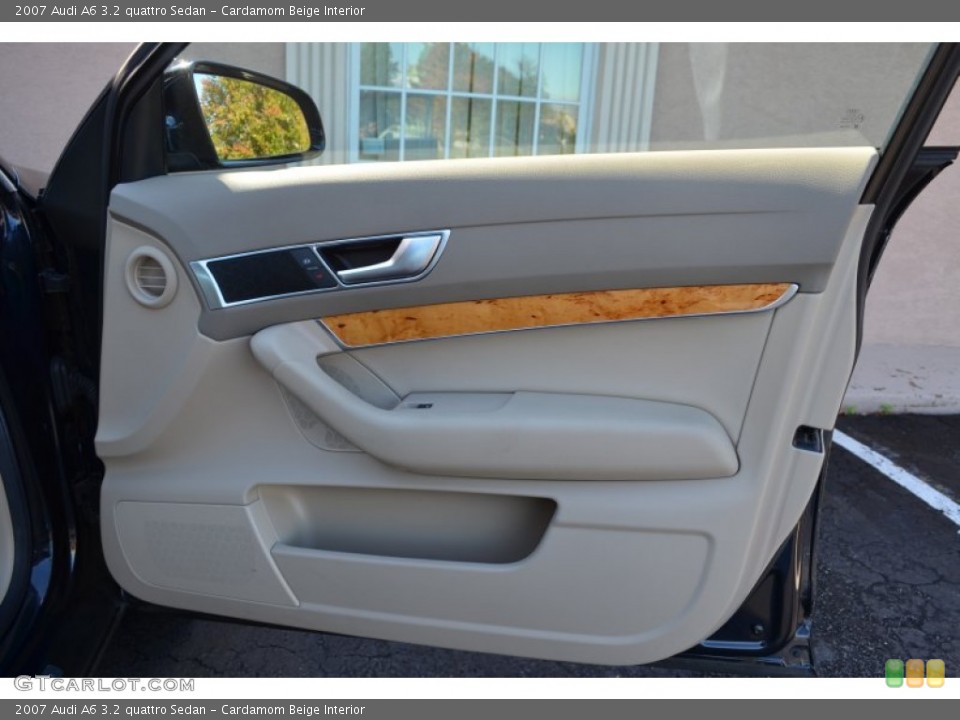 Cardamom Beige Interior Door Panel for the 2007 Audi A6 3.2 quattro Sedan #72030620