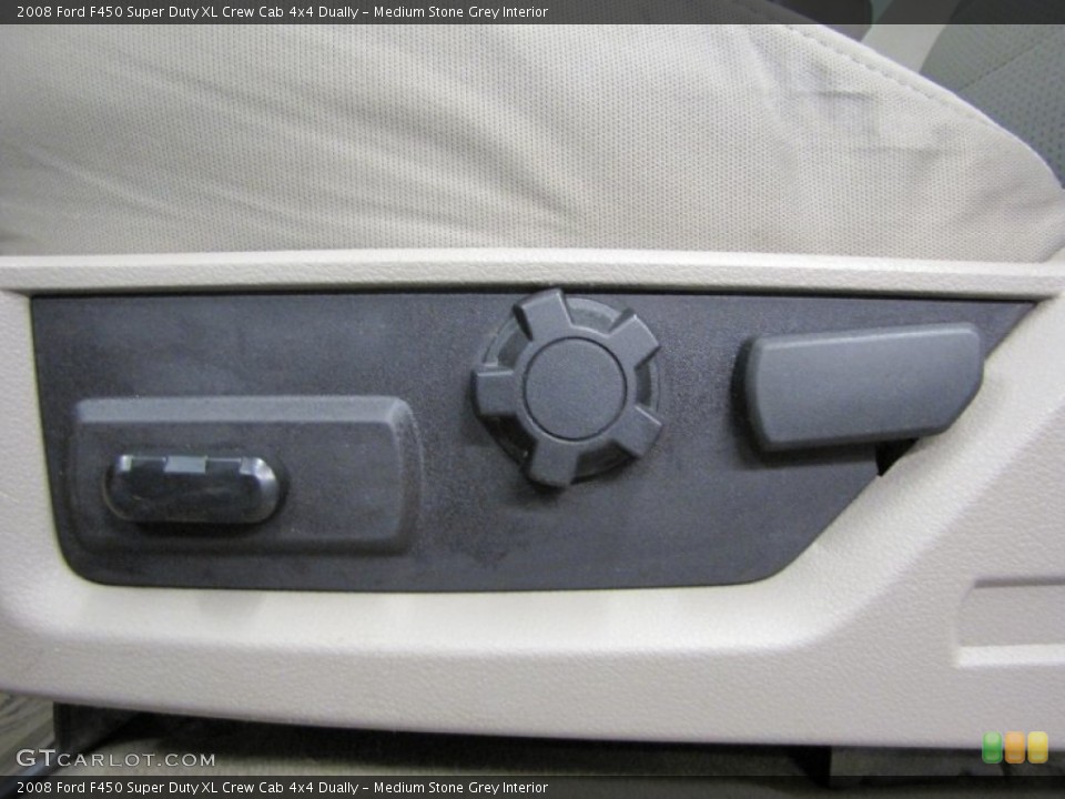 Medium Stone Grey Interior Controls for the 2008 Ford F450 Super Duty XL Crew Cab 4x4 Dually #72031298