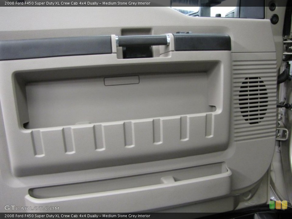 Medium Stone Grey Interior Door Panel for the 2008 Ford F450 Super Duty XL Crew Cab 4x4 Dually #72031317