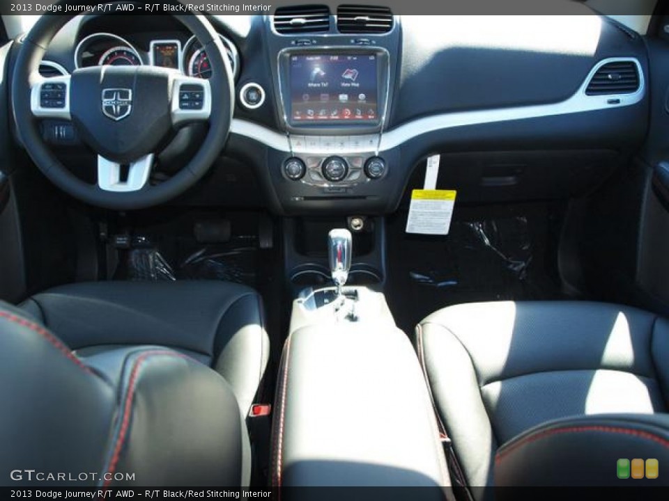 R/T Black/Red Stitching Interior Dashboard for the 2013 Dodge Journey R/T AWD #72031906