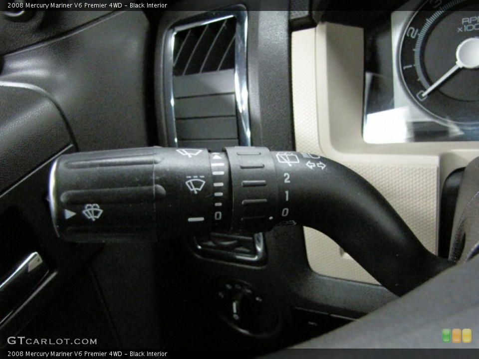 Black Interior Controls for the 2008 Mercury Mariner V6 Premier 4WD #72031911