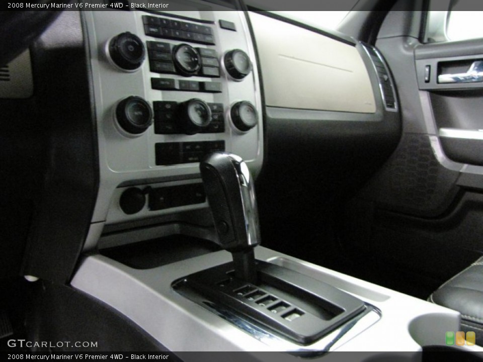 Black Interior Controls for the 2008 Mercury Mariner V6 Premier 4WD #72031974