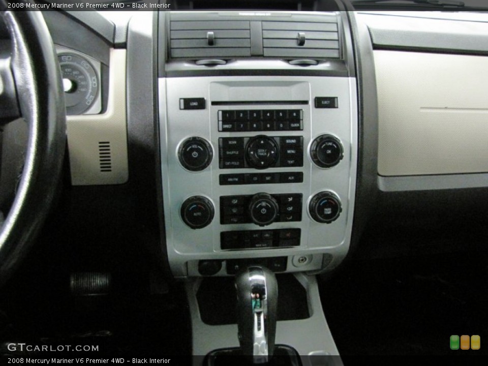 Black Interior Controls for the 2008 Mercury Mariner V6 Premier 4WD #72031986