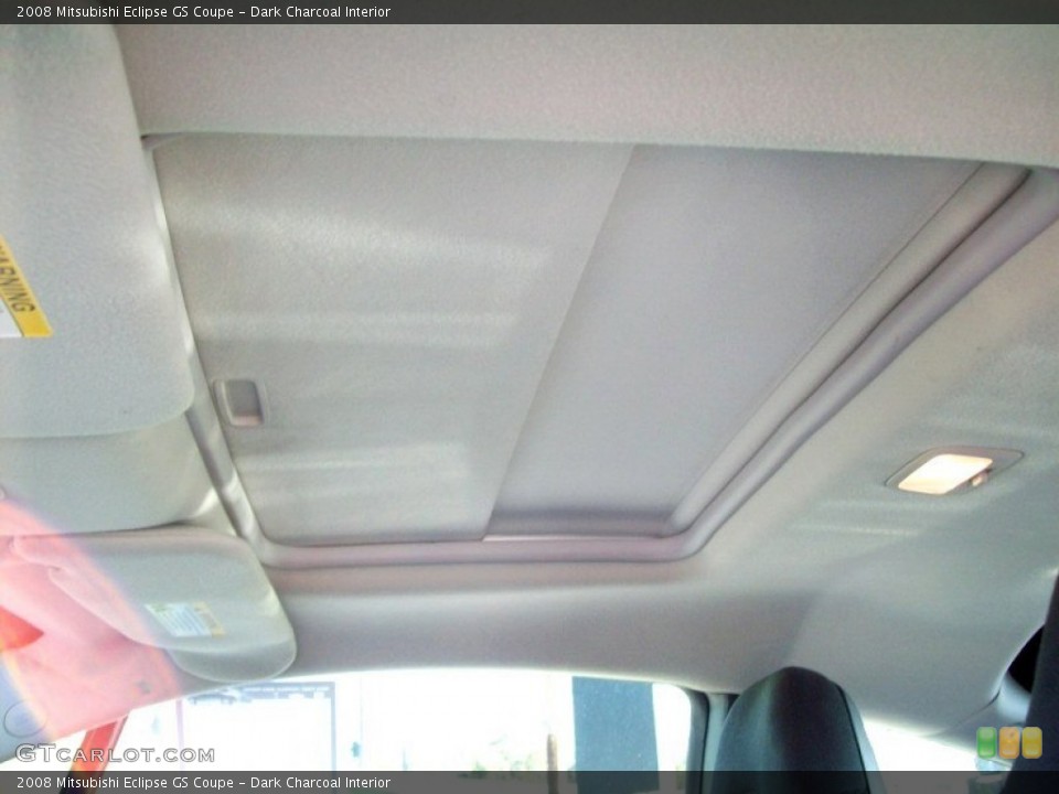 Dark Charcoal Interior Sunroof for the 2008 Mitsubishi Eclipse GS Coupe #72033922
