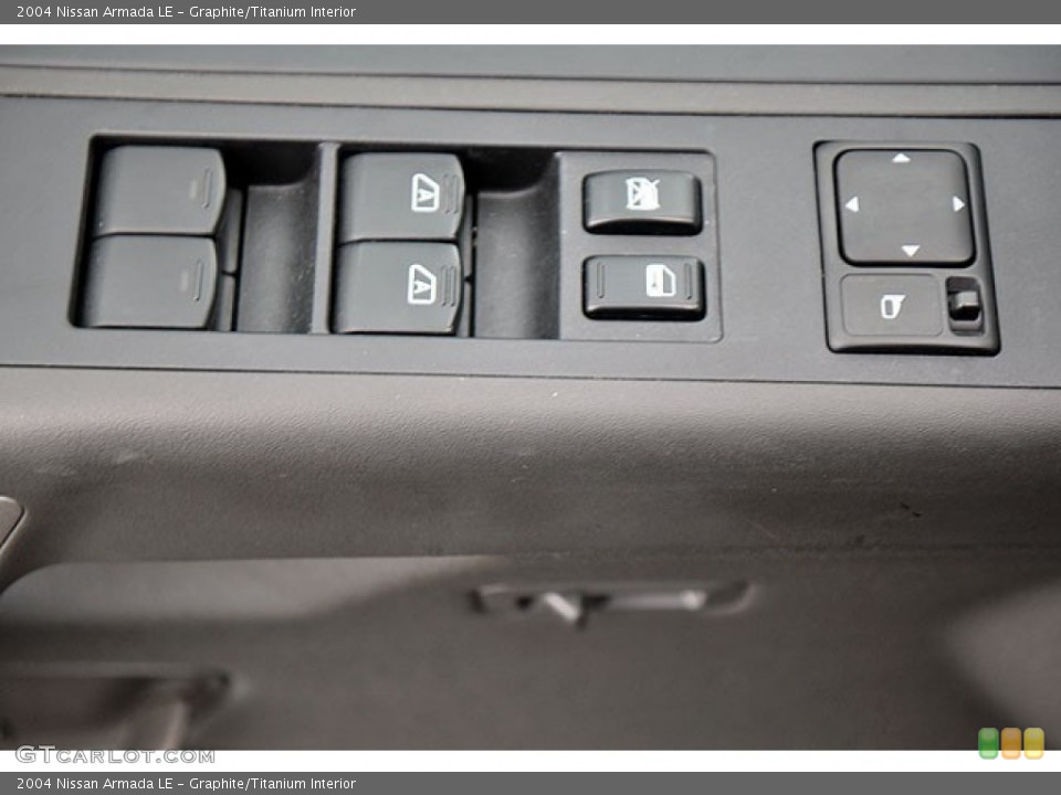 Graphite/Titanium Interior Controls for the 2004 Nissan Armada LE #72041080