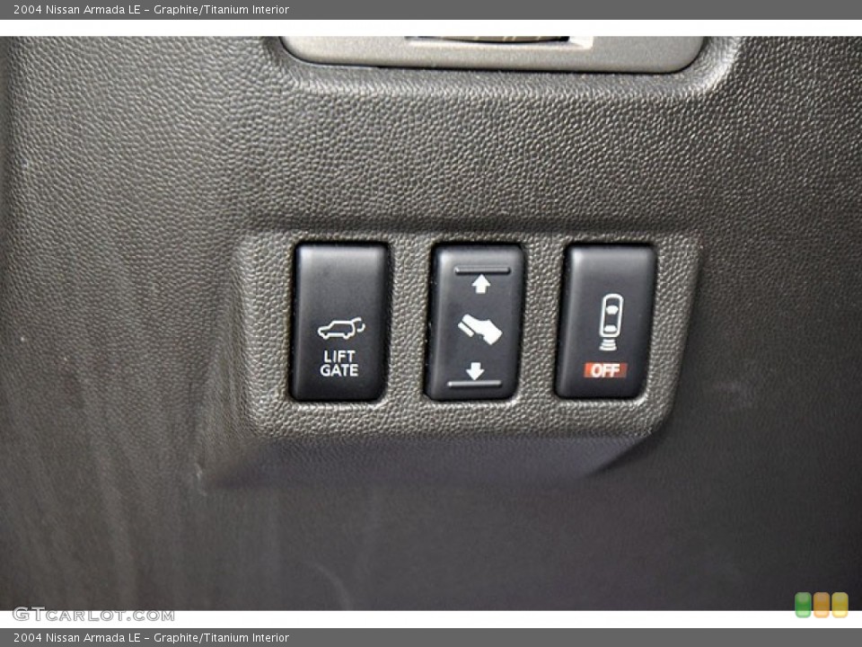 Graphite/Titanium Interior Controls for the 2004 Nissan Armada LE #72041098