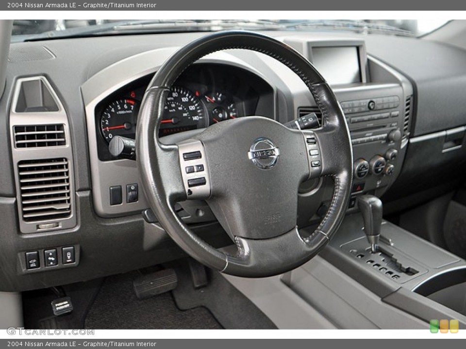 Graphite/Titanium Interior Steering Wheel for the 2004 Nissan Armada LE #72041125