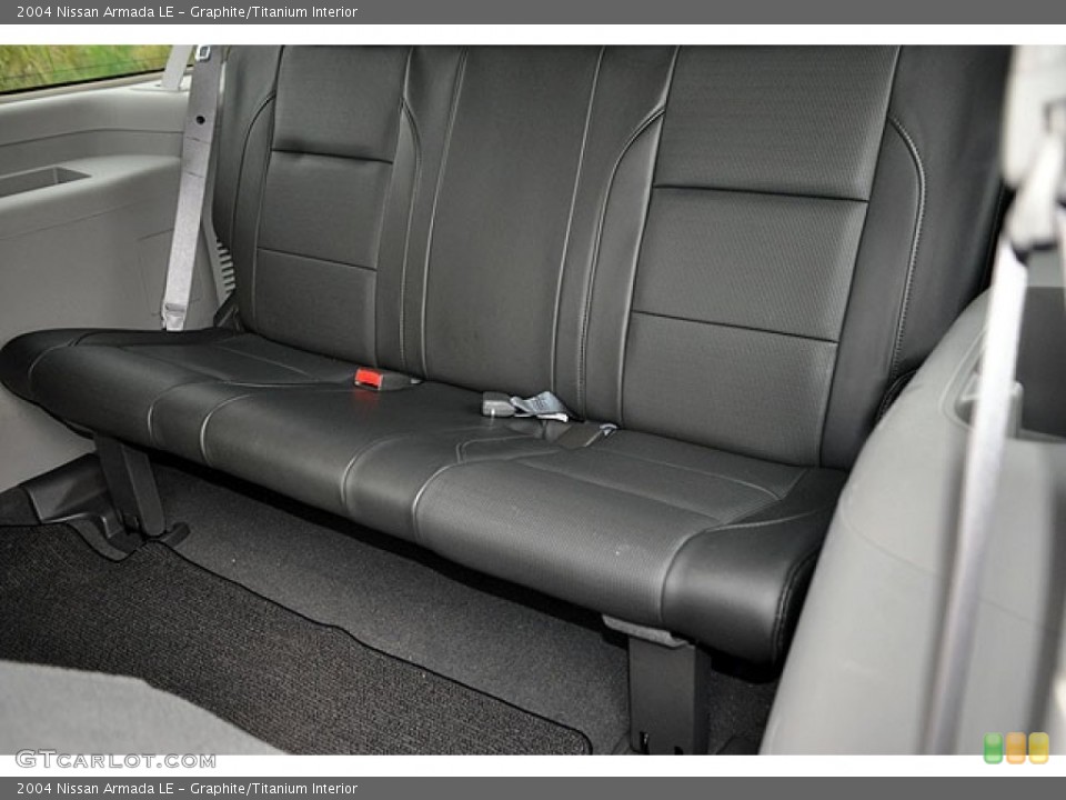 Graphite/Titanium Interior Rear Seat for the 2004 Nissan Armada LE #72041218