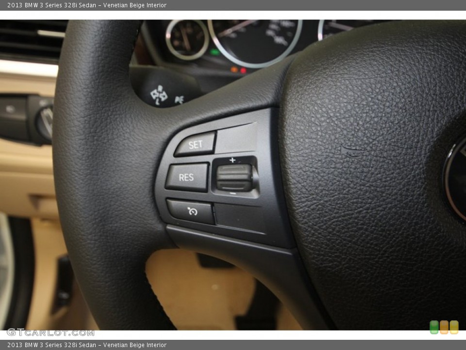 Venetian Beige Interior Controls for the 2013 BMW 3 Series 328i Sedan #72041326