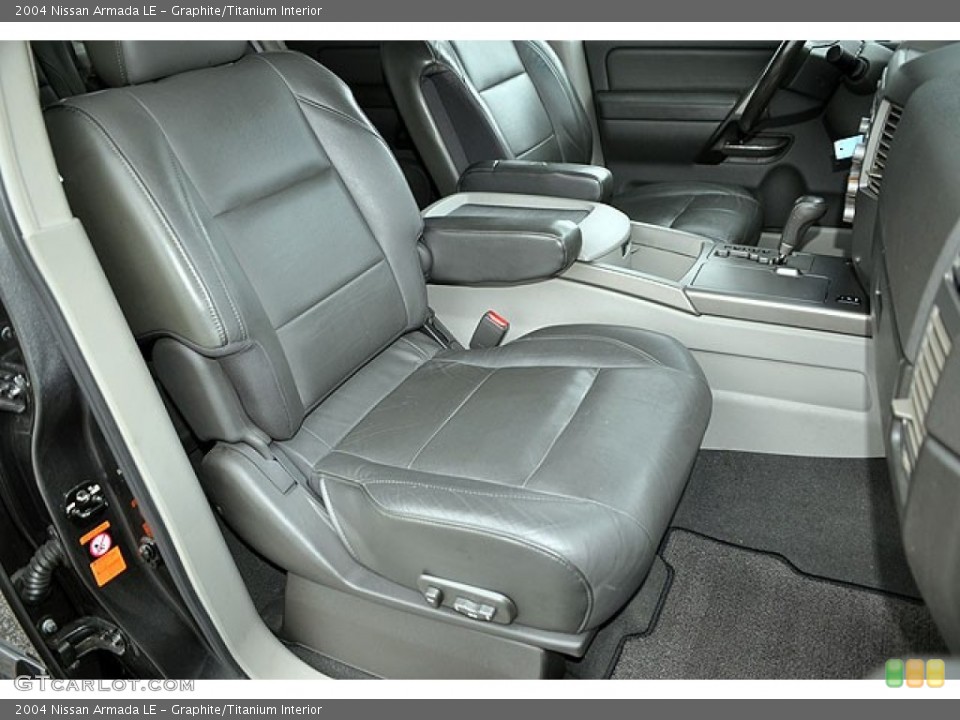 Graphite/Titanium Interior Front Seat for the 2004 Nissan Armada LE #72041329