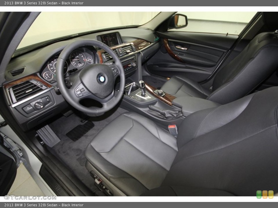 Black Interior Photo for the 2013 BMW 3 Series 328i Sedan #72041686