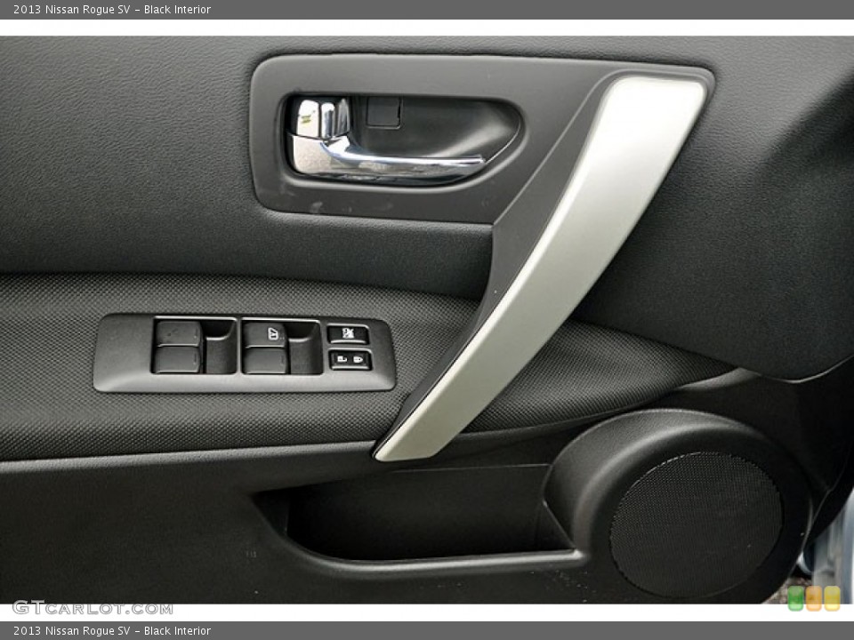 Black Interior Controls for the 2013 Nissan Rogue SV #72042097