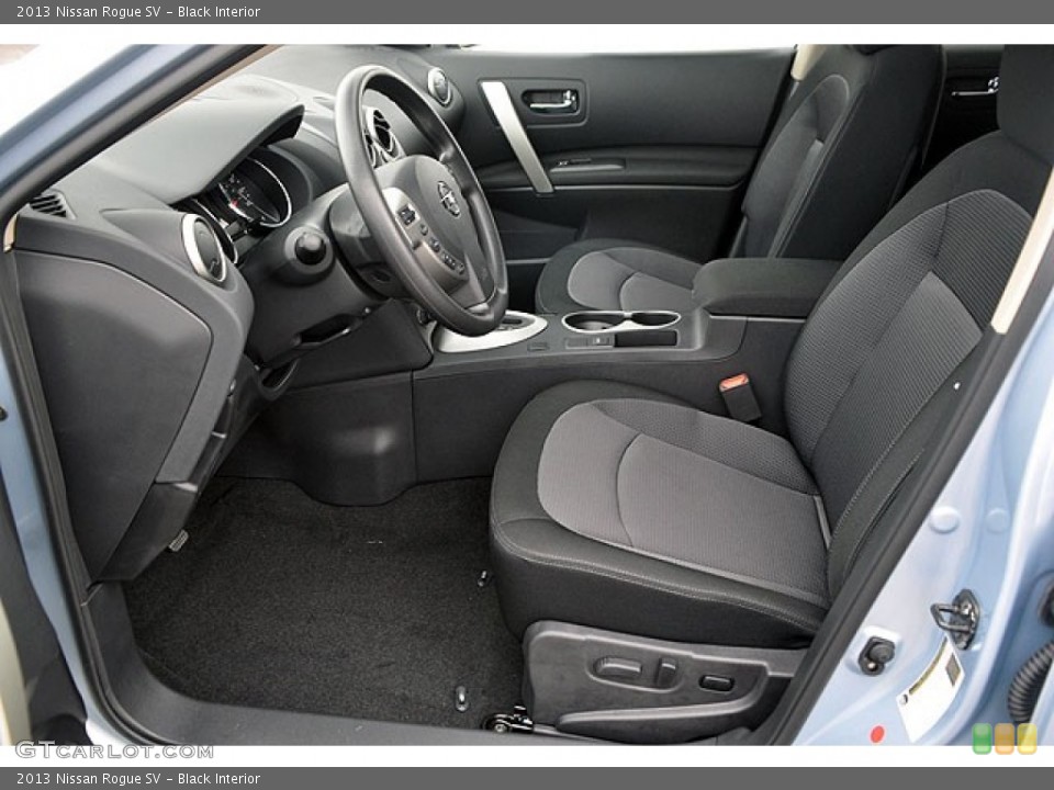 Black Interior Photo for the 2013 Nissan Rogue SV #72042115
