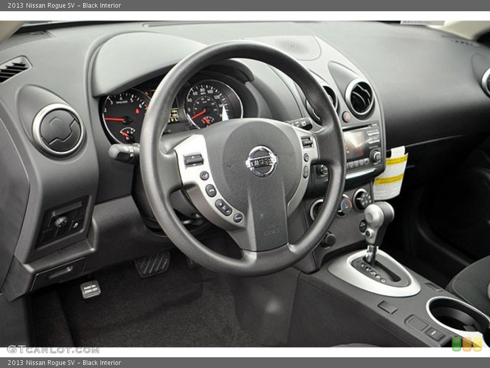Black Interior Dashboard for the 2013 Nissan Rogue SV #72042136