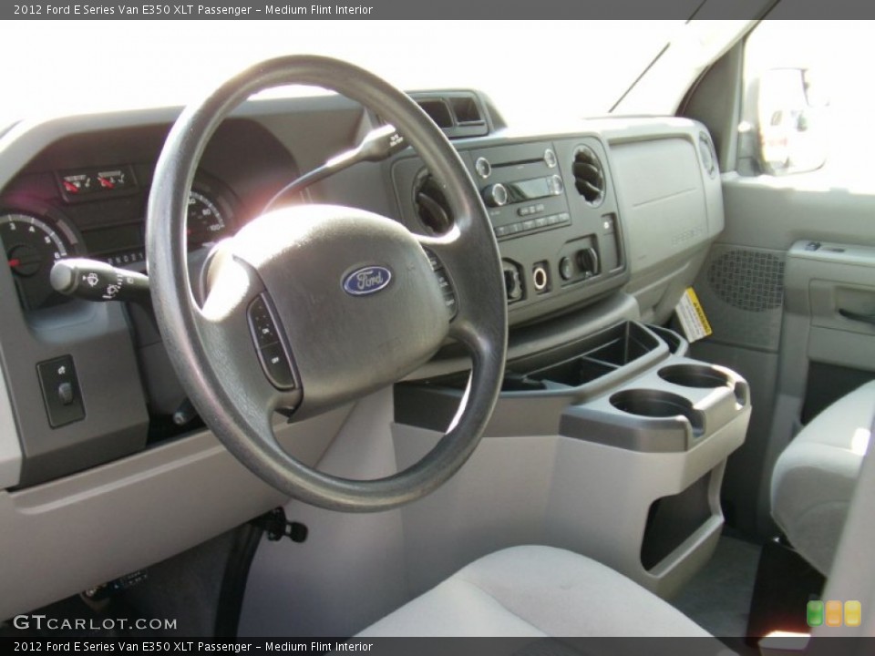Medium Flint Interior Steering Wheel for the 2012 Ford E Series Van E350 XLT Passenger #72042162