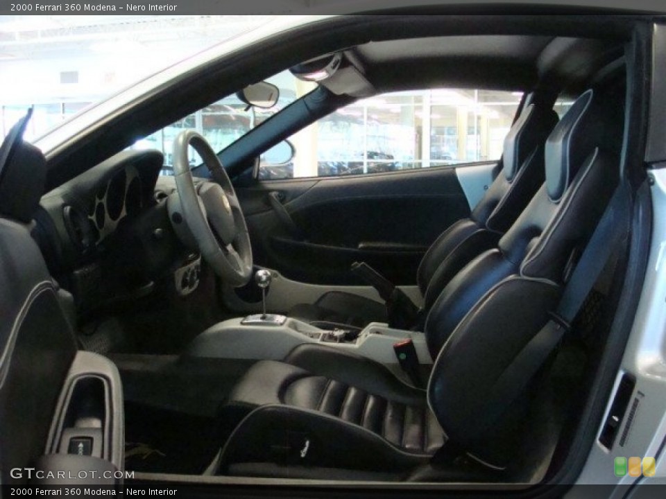 Nero Interior Front Seat for the 2000 Ferrari 360 Modena #72042319