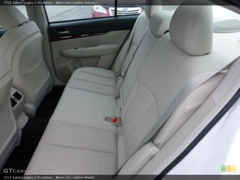 Warm Ivory Leather Interior Rear Seat for the 2013 Subaru Legacy 2.5i Limited #72042435