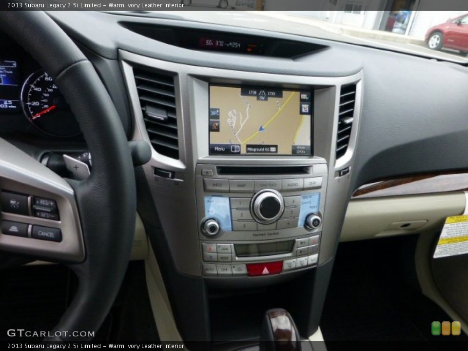 Warm Ivory Leather Interior Controls for the 2013 Subaru Legacy 2.5i Limited #72042565
