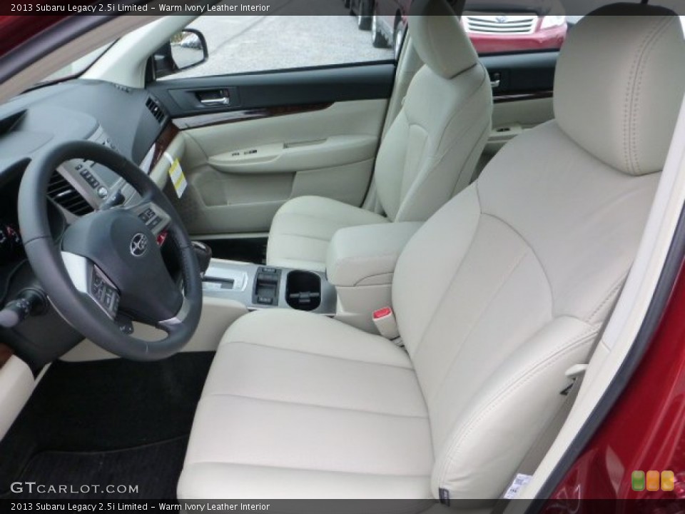 Warm Ivory Leather Interior Photo for the 2013 Subaru Legacy 2.5i Limited #72042858