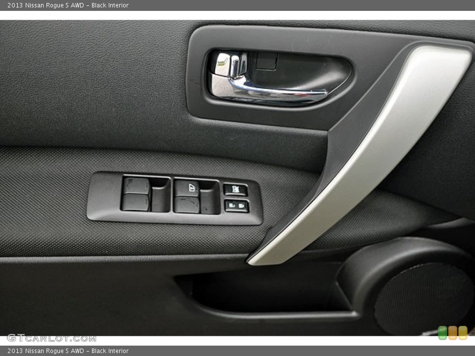 Black Interior Controls for the 2013 Nissan Rogue S AWD #72042901