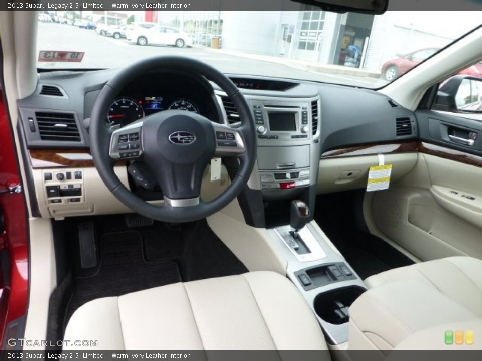 Warm Ivory Leather Interior Prime Interior for the 2013 Subaru Legacy 2.5i Limited #72042904