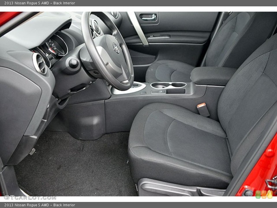 Black Interior Photo for the 2013 Nissan Rogue S AWD #72042919