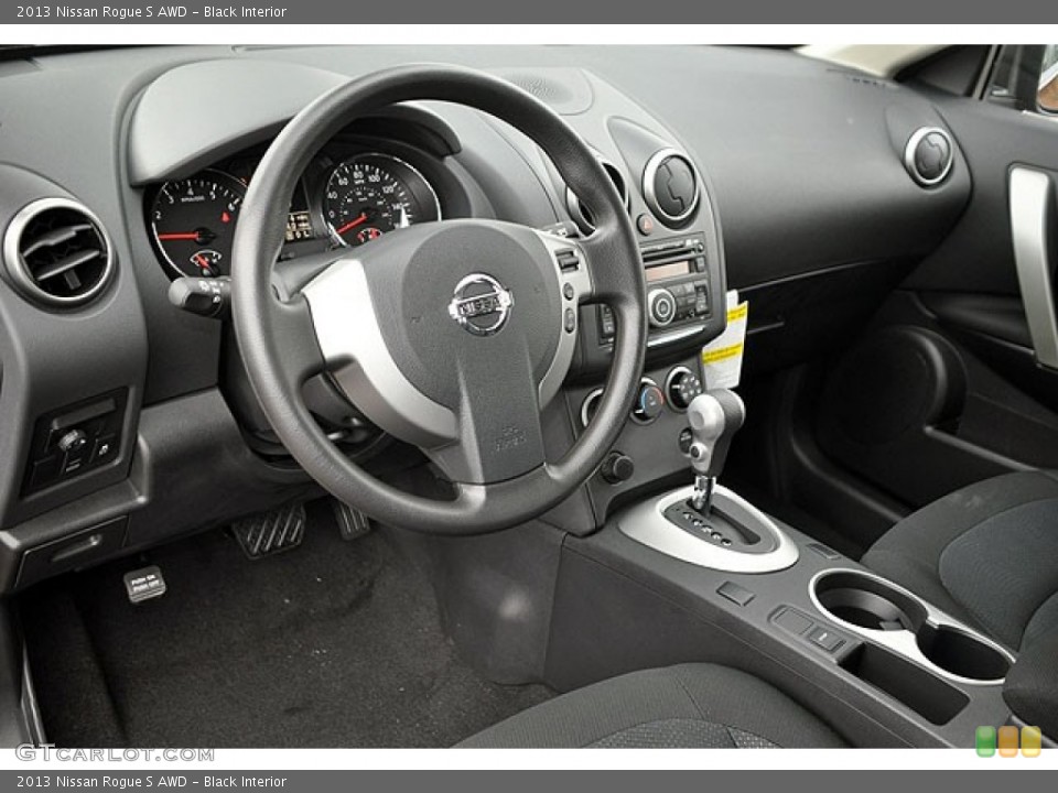 Black Interior Prime Interior for the 2013 Nissan Rogue S AWD #72042943
