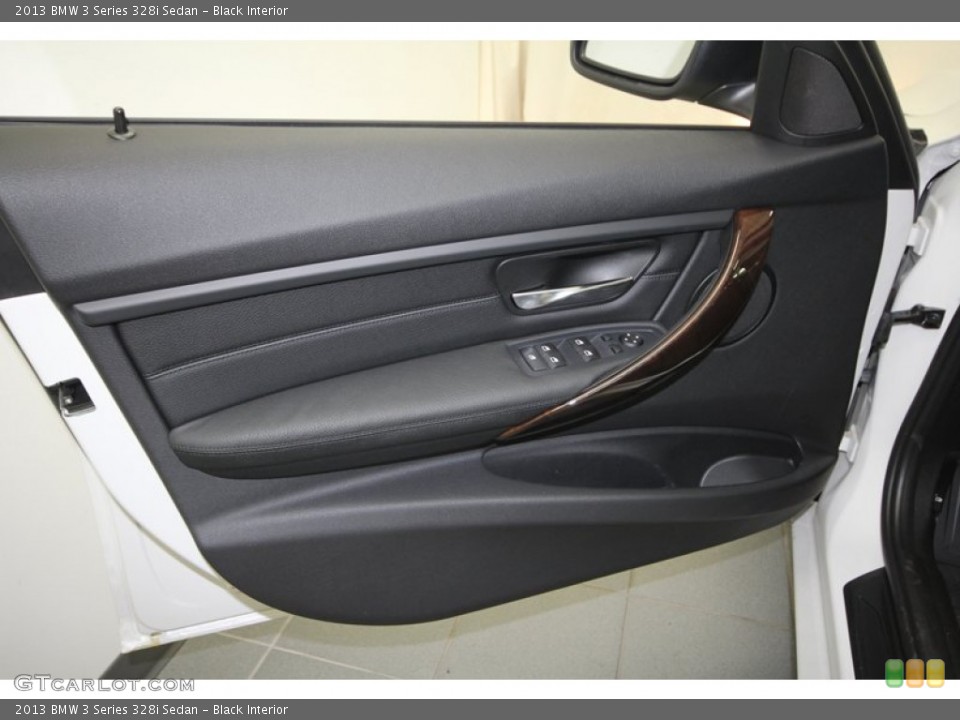 Black Interior Door Panel for the 2013 BMW 3 Series 328i Sedan #72042993