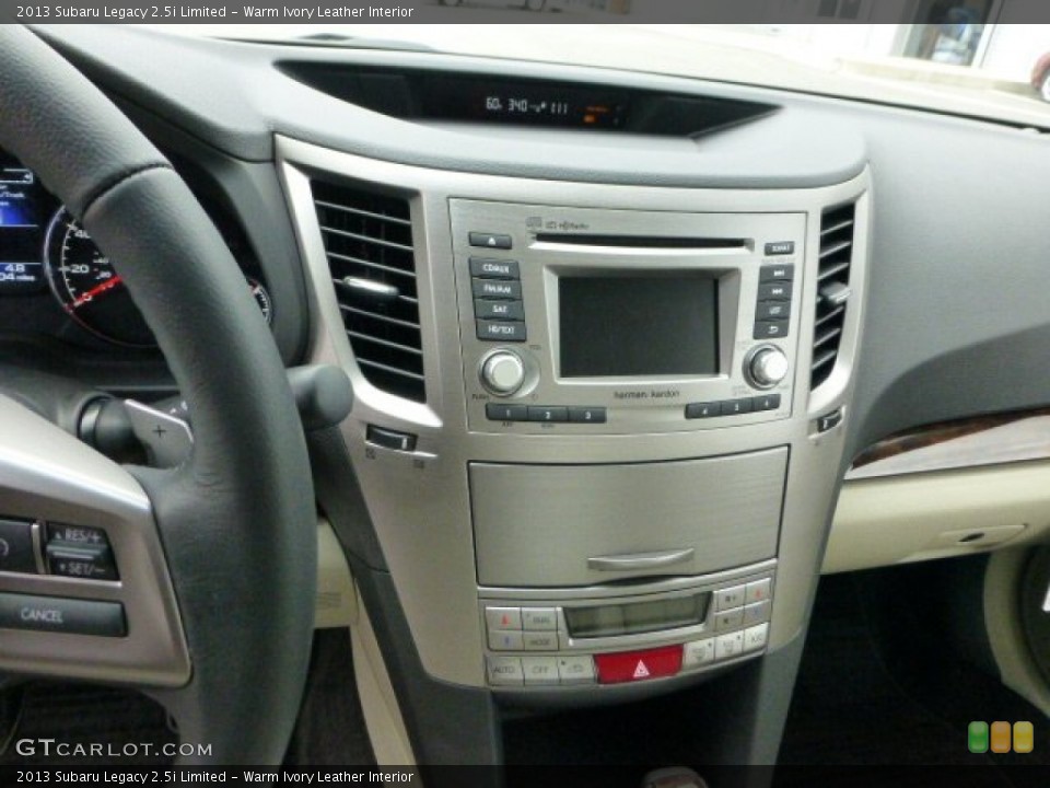 Warm Ivory Leather Interior Controls for the 2013 Subaru Legacy 2.5i Limited #72043060