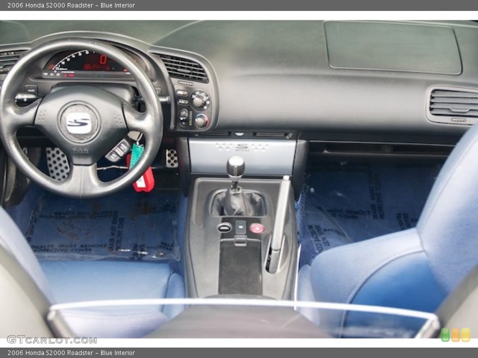 Blue Interior Dashboard for the 2006 Honda S2000 Roadster #72043366