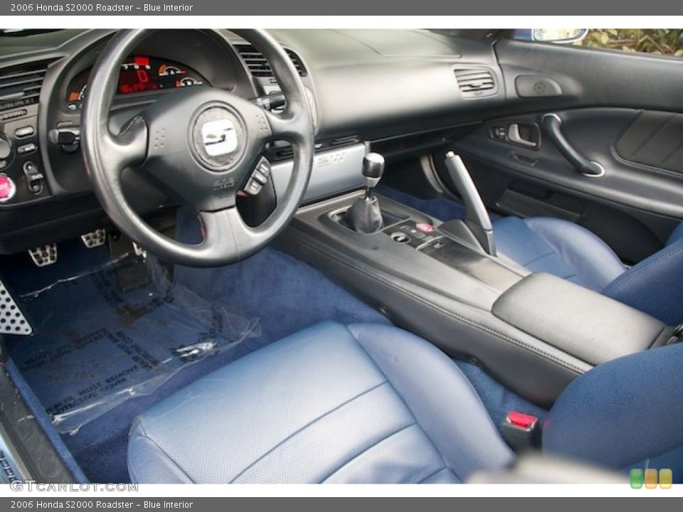 Blue 2006 Honda S2000 Interiors