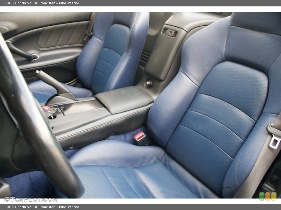 Blue Interior Front Seat for the 2006 Honda S2000 Roadster #72043622