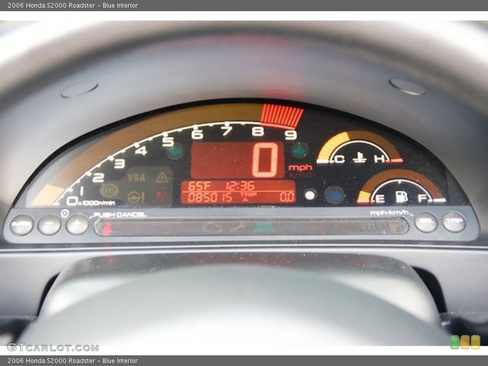 Blue Interior Gauges for the 2006 Honda S2000 Roadster #72043705