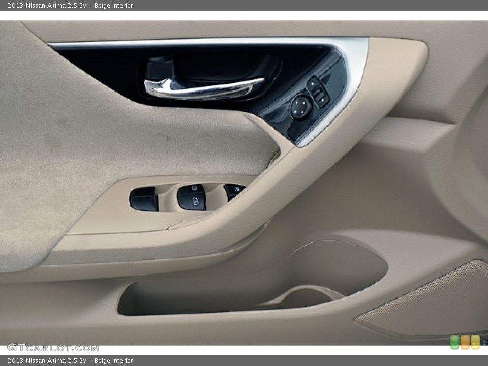 Beige Interior Controls for the 2013 Nissan Altima 2.5 SV #72043753