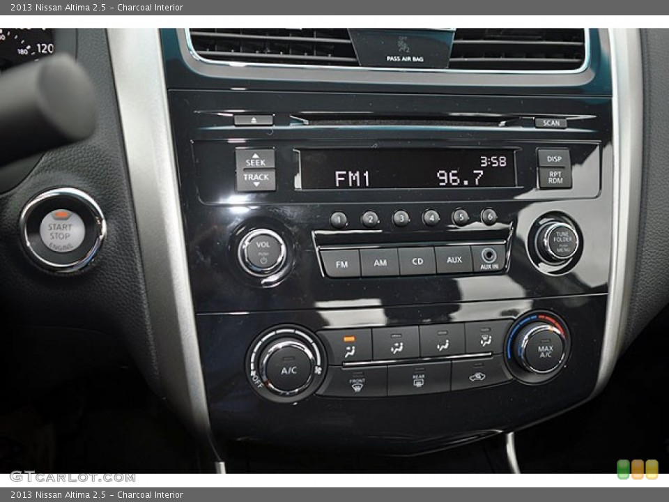 Charcoal Interior Controls for the 2013 Nissan Altima 2.5 #72044530