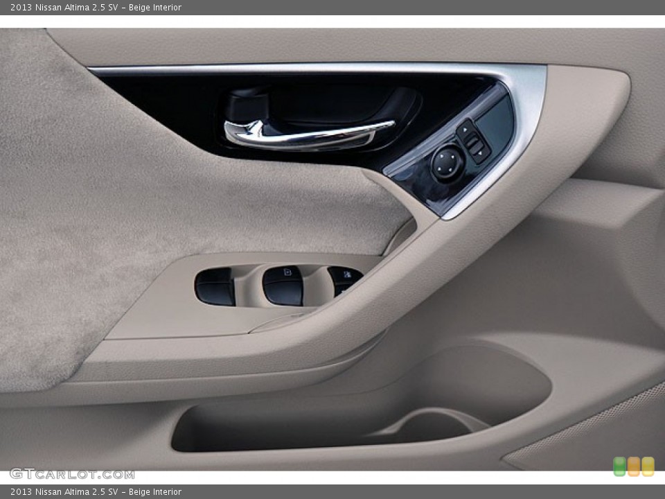 Beige Interior Controls for the 2013 Nissan Altima 2.5 SV #72044983