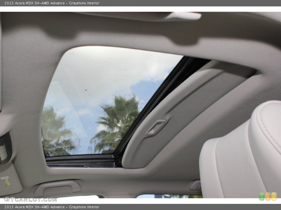 Graystone Interior Sunroof for the 2013 Acura MDX SH-AWD Advance #72048133