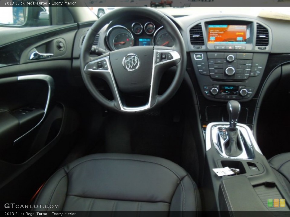 Ebony Interior Dashboard for the 2013 Buick Regal Turbo #72048412