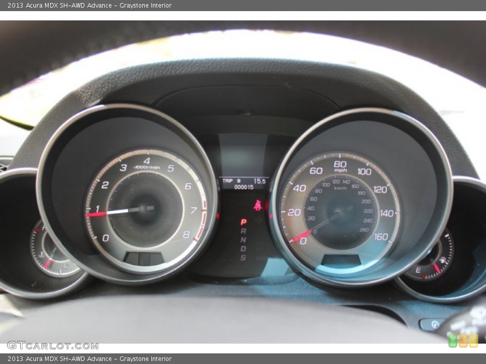 Graystone Interior Gauges for the 2013 Acura MDX SH-AWD Advance #72048540