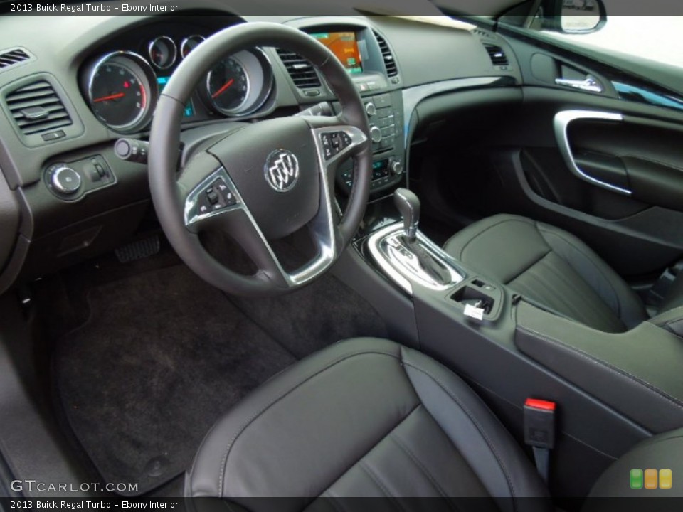 Ebony Interior Prime Interior for the 2013 Buick Regal Turbo #72048619