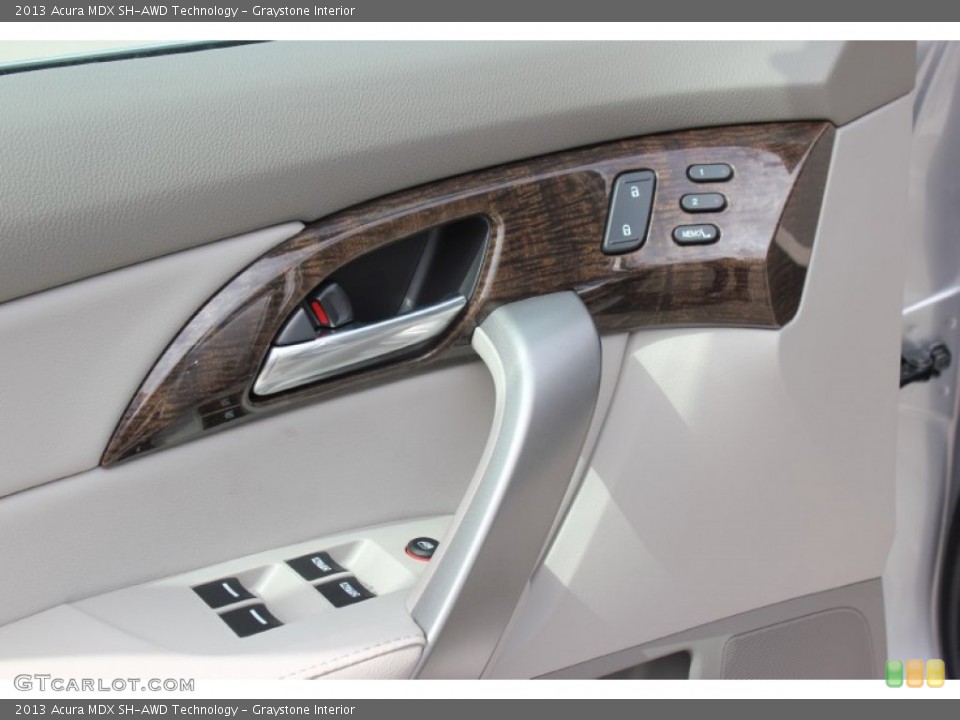 Graystone Interior Controls for the 2013 Acura MDX SH-AWD Technology #72049060
