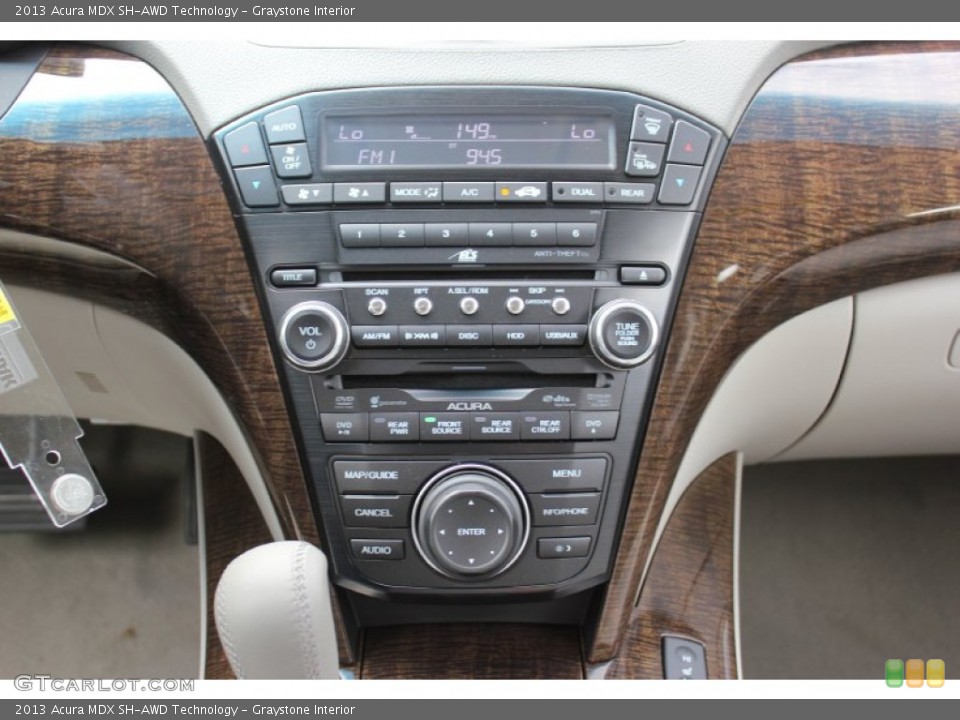 Graystone Interior Controls for the 2013 Acura MDX SH-AWD Technology #72049146