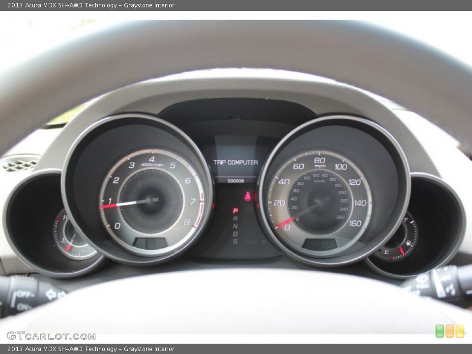 Graystone Interior Gauges for the 2013 Acura MDX SH-AWD Technology #72049216