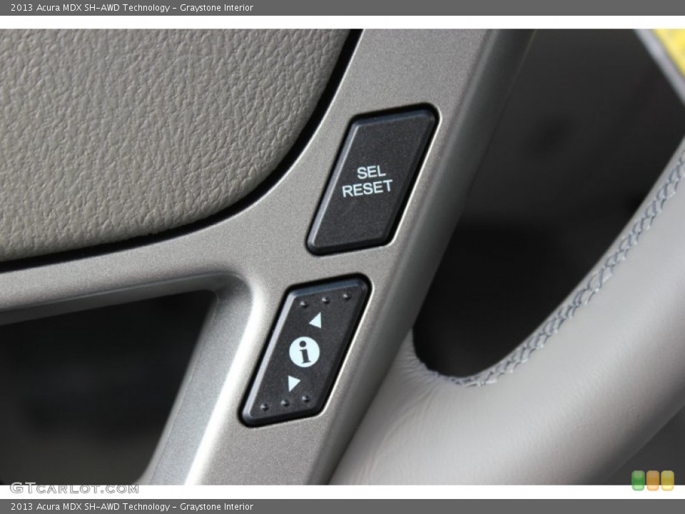 Graystone Interior Controls for the 2013 Acura MDX SH-AWD Technology #72049315