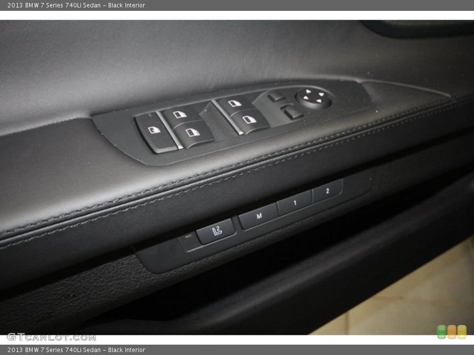 Black Interior Controls for the 2013 BMW 7 Series 740Li Sedan #72049327