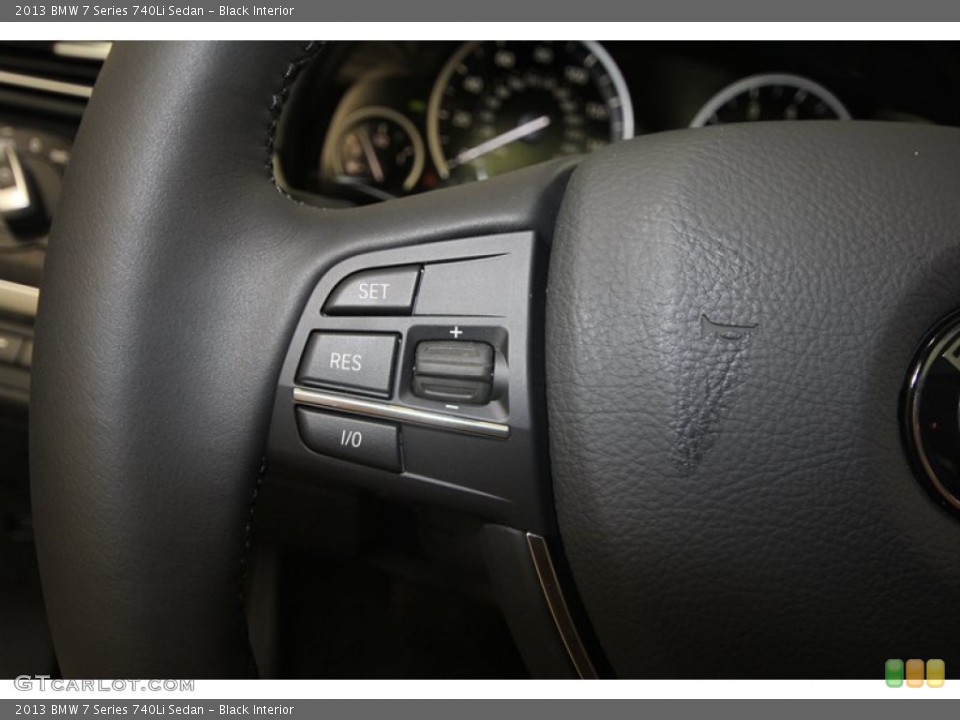 Black Interior Controls for the 2013 BMW 7 Series 740Li Sedan #72049525