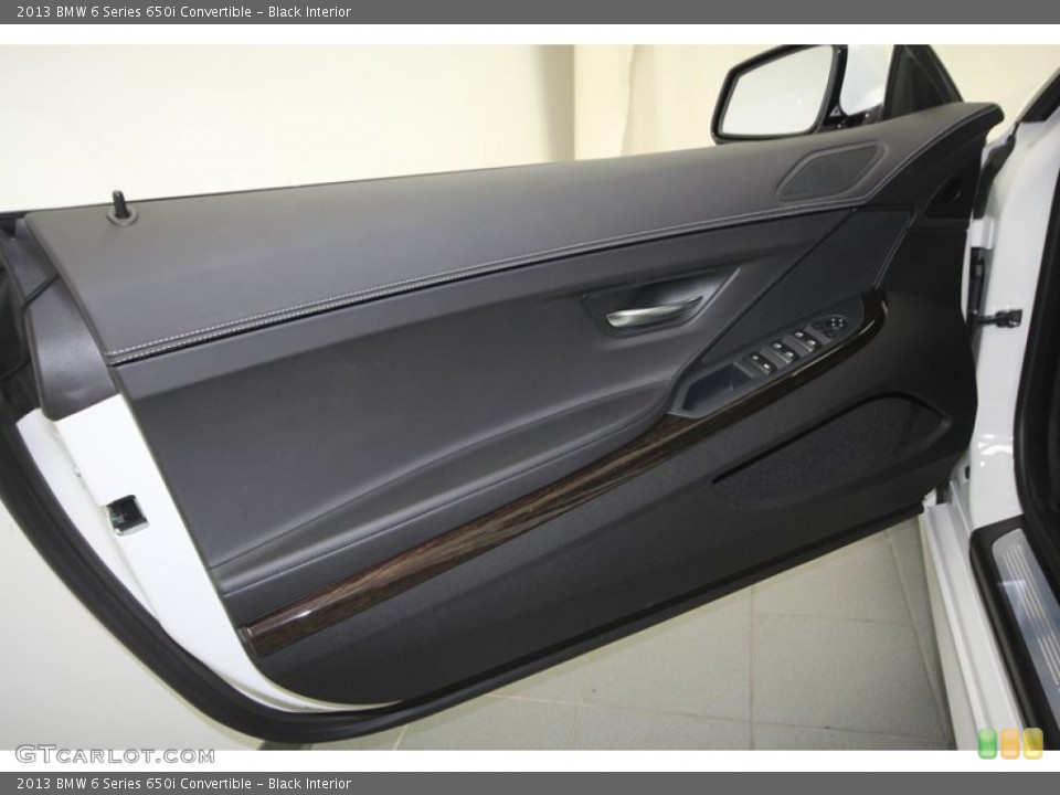 Black Interior Door Panel for the 2013 BMW 6 Series 650i Convertible #72049972