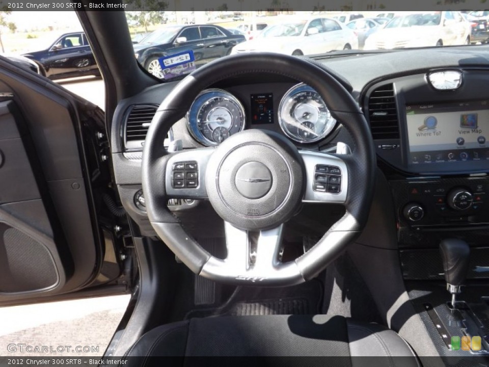 Black Interior Steering Wheel for the 2012 Chrysler 300 SRT8 #72054424