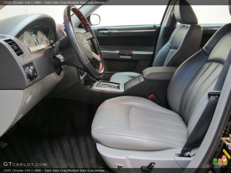 Dark Slate Gray/Medium Slate Gray Interior Front Seat for the 2005 Chrysler 300 C HEMI #72060610