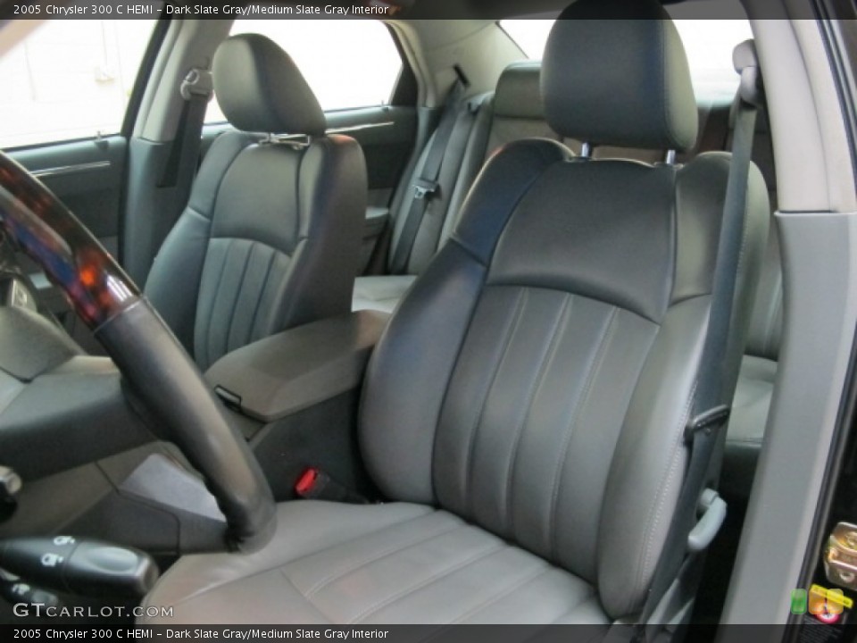 Dark Slate Gray/Medium Slate Gray Interior Front Seat for the 2005 Chrysler 300 C HEMI #72060635